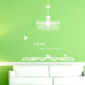 아트박스/꾸밈 cm111-러블리로즈샹들리에_그래픽스티커