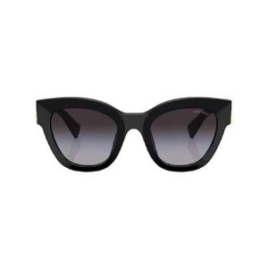 미우미우 미우미우 아이웨어 캣아이 그레이디언트 렌즈 선글라스 0MU01YS1AB5D1