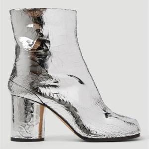 26 SS 메종 마르지엘라 타비 H80 크랙 메탈릭 앵클 부츠 S58WU0260 P5016 T9002