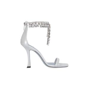 지미추 힐 펌프스 VERITY SANDAL 100 SHS SILVER Silver