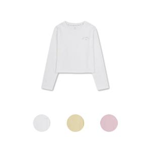 탑텐키즈 MKF2TS2401 여아 밸런스 쿨에어코튼 크롭 긴팔티