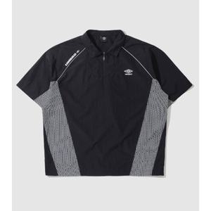 엄브로 나일론메탈 반팔 카라 아노락 BB UP321CWT81 SCW0 BLK0