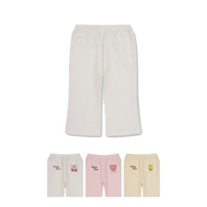 탑텐키즈 MKF1PT2301 여아 유아 버비 라이트 테리 9부 팬츠