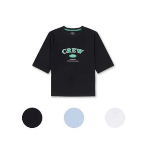 탑텐키즈 MKF2TS1203 남아 쿨에어 코튼 크루넥 7부티