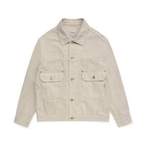 커버낫자켓 CQK CO2401JK07-IV 데님 트러커 자켓 아이보리