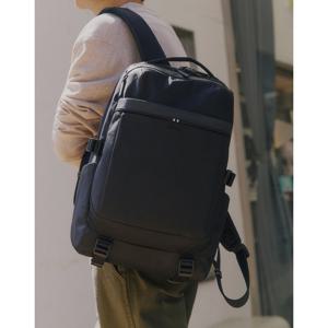 [헤지스]HJBA5F350BK_남성 [HATCH-BAG] 블랙 코듀라 나일론 백팩