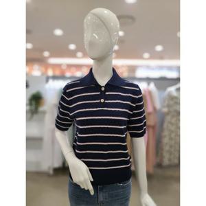 [포커스]MARIO포커스 엠보카라 반팔니트 FF3H7KT0065