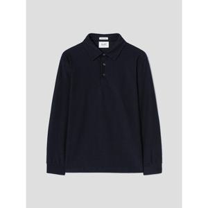 [갤럭시 라이프스타일] 코듀로이 폴로넥 티셔츠 - 네이비 (GC5X41M07R)