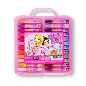 동아크레파스 24색 여 디자인랜덤