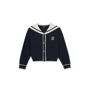 MLB키즈긴팔티 NQK 7FKCV0244-50NYS 바시티 여아 세일러 카라 가디건 뉴욕양키스