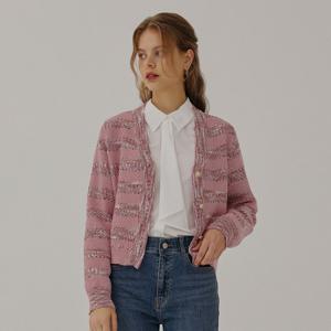 숲  (SA9GD30) 스트라이프 니트 카디건