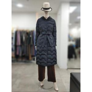 SI 세이브존04 퀼팅 벨티드 후드 덕 점퍼 SJH1126370BK