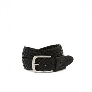 [헤지스] 남성 위빙 레더 비조벨트 HZBE5F904BK