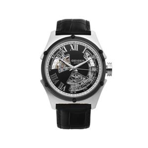가이거 GE1193WBBK 트로이 TRUE 남성 가죽시계