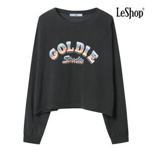 [르샵]투톤 레터링 퍼프 소매 티셔츠 BP8TS002A