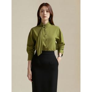 [예쎄][예쎄] 하이넥 타이블라우스(S5WBL015A)