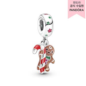 [판도라(주얼리)][백화점 보증서 제공] 진저 브래드 맨 댕글 참_799637C01