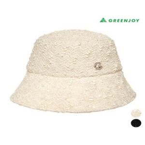 그린조이 세이브존07 여성 메탈 트위드 버킷햇 GF24WA53W4