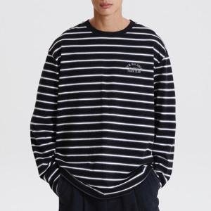 뉴발란스긴팔티 TQK NBNDF41853-19 UNI 트랙 클럽 스트라이프 긴팔티 (SEMI OVER FIT)