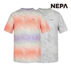 네파 남성 트레일 옴브레 반팔 라운트 티셔츠 7J35322