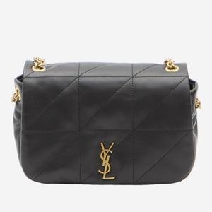 생로랑 로고 플라크 퀼티드 숄더백 766754AAB32 1000