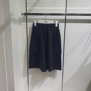 [소이]7부 카고 버뮤다 바지 26M0732_BK