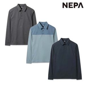 네파 7M15260 남성 봄 여름 냉감 폴로 티셔츠 시타 긴팔 카라 티