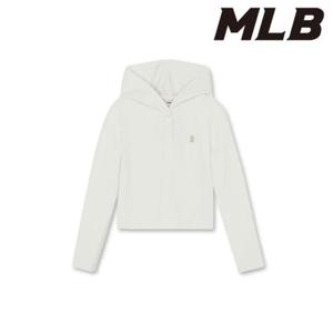 MLB (3FHDB1261-43CRS) 여성 베이직 슬림핏 와플 후드티