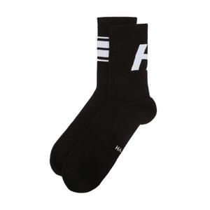헤지스 골프 26SS 블랙 남성 H라인 크루 양말 HUSS6E105BK