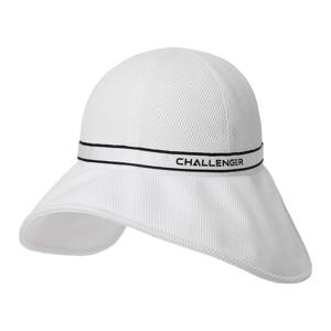 챌린저 여성 메쉬 와이드 와이어 챙 벨크로 조절 버킷햇 화이트 CHE2WCP2682WH