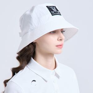 챌린저 유니 스컬 포인트 스트링 버클 버킷햇 화이트 CHF1UCP6183WH