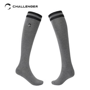 챌린저 여성 스트라이프 하이 니삭스 멜란지그레이 CHB3WSO0457MG