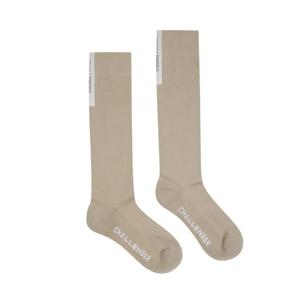 챌린저 여성 세로로고 배색컬러 니삭스 베이지 CHD3WSO4786BE