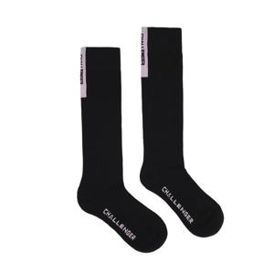 챌린저 여성 세로로고 배색컬러 니삭스 블랙 CHD3WSO4786BK