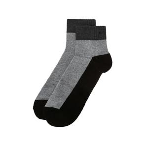 헤지스 골프 26SS 블랙 남성 칼라블록 중목 양말 HUSS6E104BK