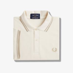 [M12] 트윈 팁 프레드페리 셔츠 - 에크루/오트밀 AFPM2410012-U82