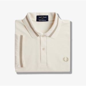 [M2] 싱글 팁 프레드페리 셔츠 - 에크루/오트밀 AFPM2410002-U82