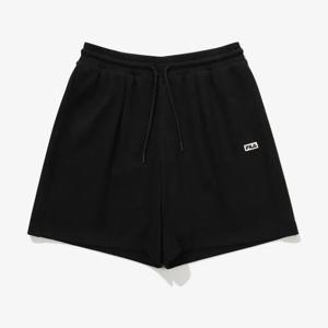 [휠라(프리미엄)]기능성 면혼방 4부 반바지 FS2TRG2151FBLK