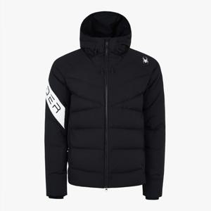 [스파이더]스파이더패딩 PQF SPIWCNDJ212U-BLK 슬리브 로고 스포