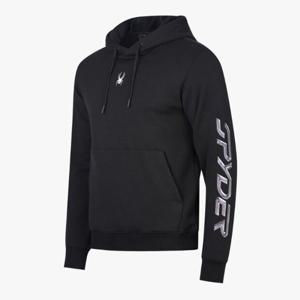 [스파이더]스파이더후드티 PQF SPIWCNHD302U-BLK 슬리브 로고 기