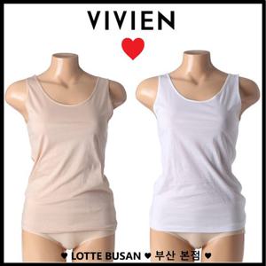 [비비안]고급 면 80수 여성 기본런닝 RU7280