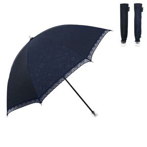 휴대용 접이식 UV 암막코팅 레이스 엠보 양산 (랜덤)