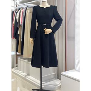 올리브데올리브 (OW4AO879) 하트넥 벨티드하객룩원피스 OLIVE  DES  OLIVE