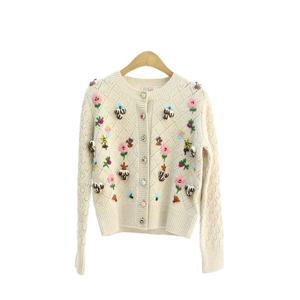 [비꼴리끄(여성)]다이아 팝콘 자수 가디건 B234KC3030