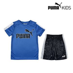 [푸마키즈] 푸마키즈 반팔 상하세트(12050527_BU)
