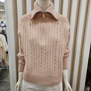 스테파니 HC11 꽈배기세라반집업니트티 a24sw4104