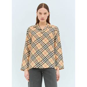 버버리 체크 실크 파자마 셔츠 8094535 B9368