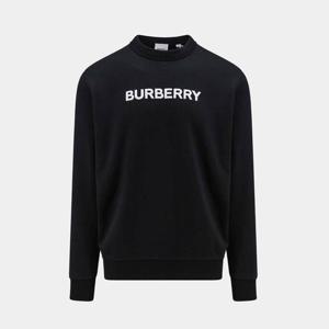버버리 남성 로고 프린트 스웨트셔츠 맨투맨 블랙 8083142