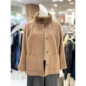 소고 세이브존01 밍크퍼 넥 알파카 혼방 겨울 재킷 TK4GA11ASD