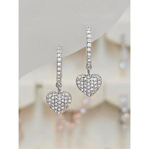 볼라레 세이브존03 볼라레 루미니스 양면큐빅 통통하트 원터치귀걸이 AGSSS1715A